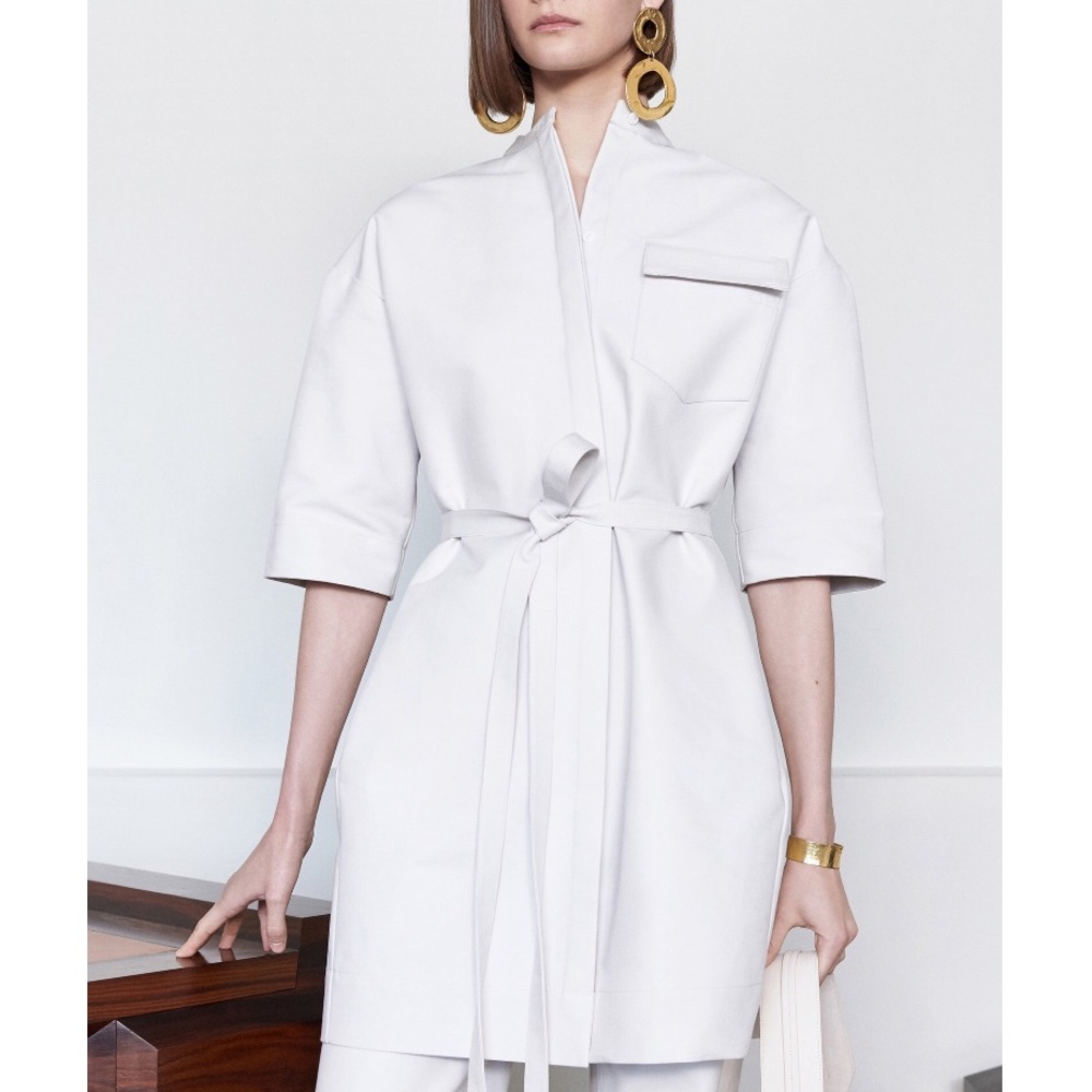 CO Essentials Structured Twill Mini Dress | NWT | Size XS - Picture 1 of 6